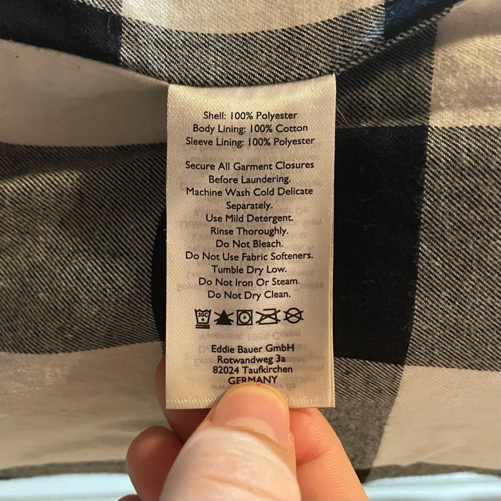 THE‎ GREAT x Eddie Bauer Women’s Color Block Plush Faux Sherpa Zip Up Long Coat - Picture 6 of 7